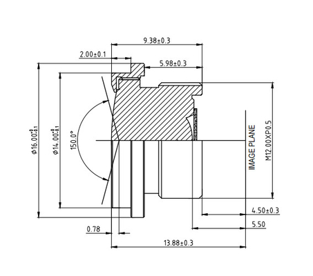 IP67 2MP/3MP Sistema de Gestão de Cabina Lente F2.0 EFL3.0mm Segurança e Proteção