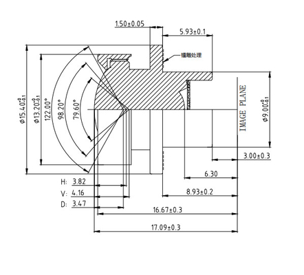 Auxiliar inteligente com lentes de grande angular SVC, lentes de grande angular para assistência de estacionamento e monitoramento em tempo real
